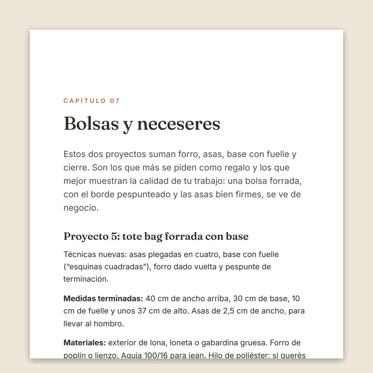 Costura para vender: de cero a tu primera prenda
